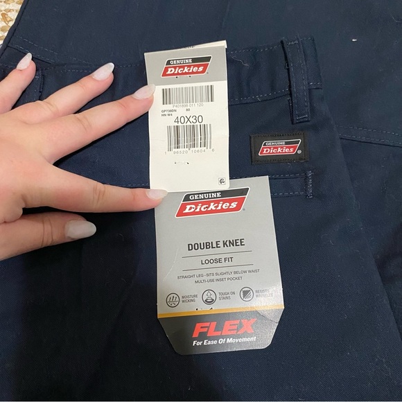Dickies Men's Dark Blue Cargo Pants - Picture 6 of 7